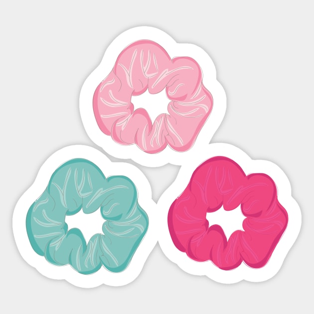 Scrunchie set Sticker by snowshade